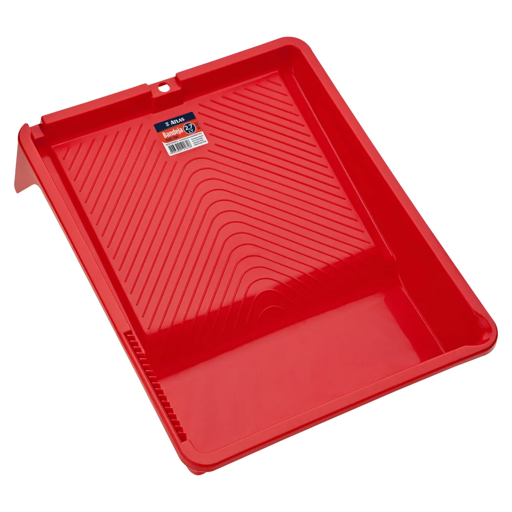 BANDEJA PLASTICA 2,7L REF 1523 VERMELHO ATLAS