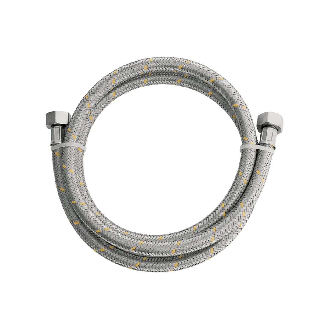 LIGACAO FLEX ACO INOX P/GAS 1/2 1,20M 180423 BLUKIT