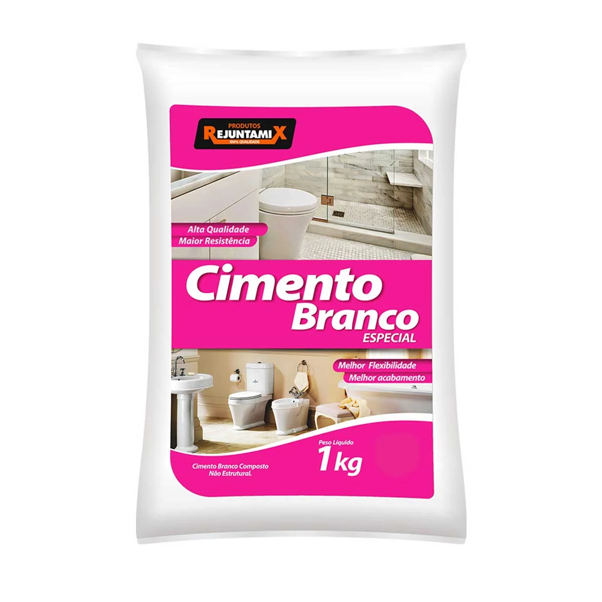 Cimento Branco Especial 1kg Rejuntamix
