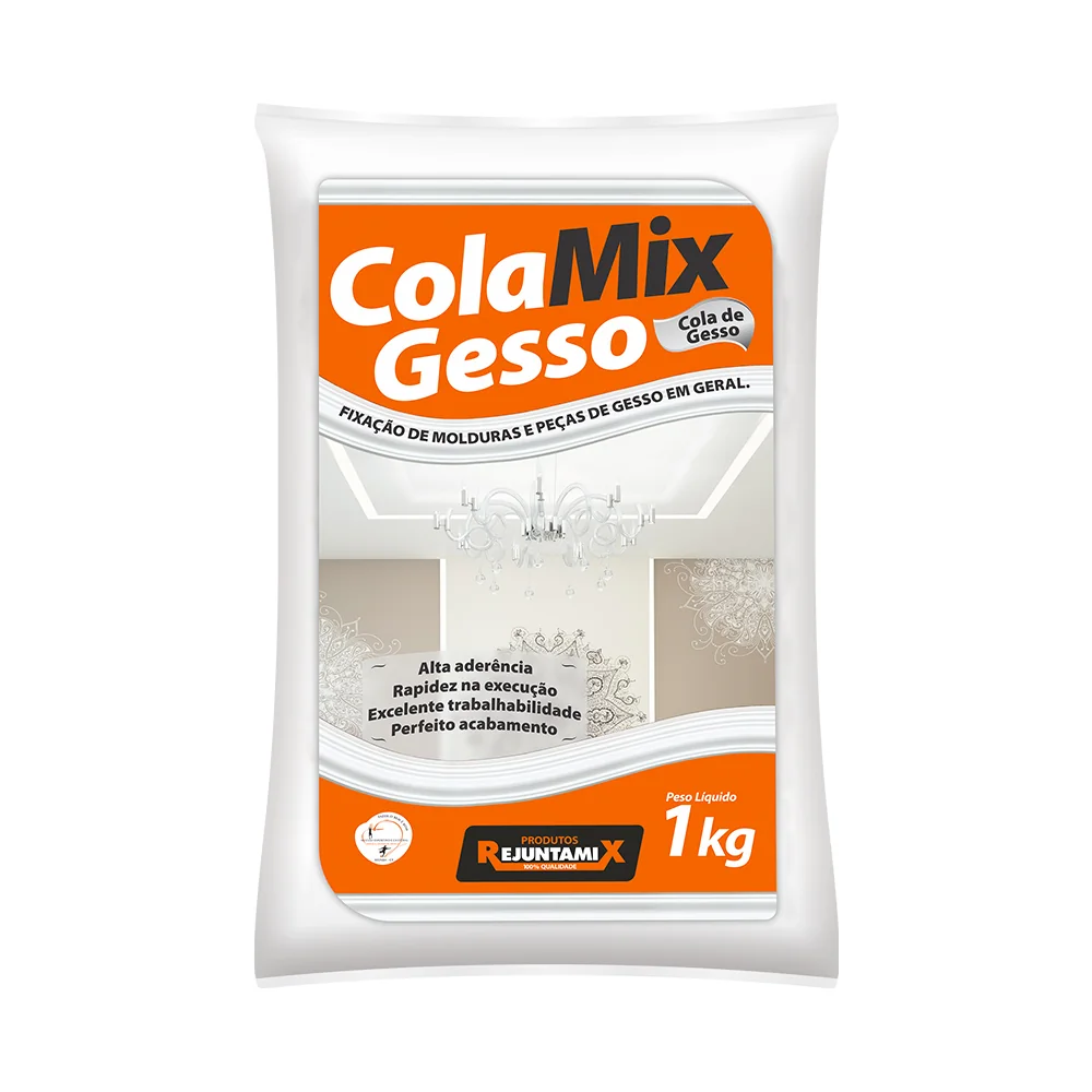 ColaMix Gesso Cola de Gesso 1kg Rejuntamix