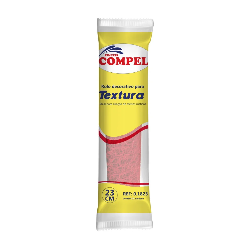 ROLO TEXTURA GROSSA 23CM COMPEL