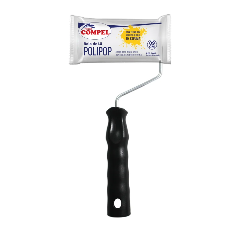 ROLO POLIPOP 09CM C/ SUPORTE COMPEL