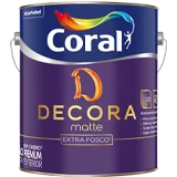 Decora 3,6L Branco Fosco Coral