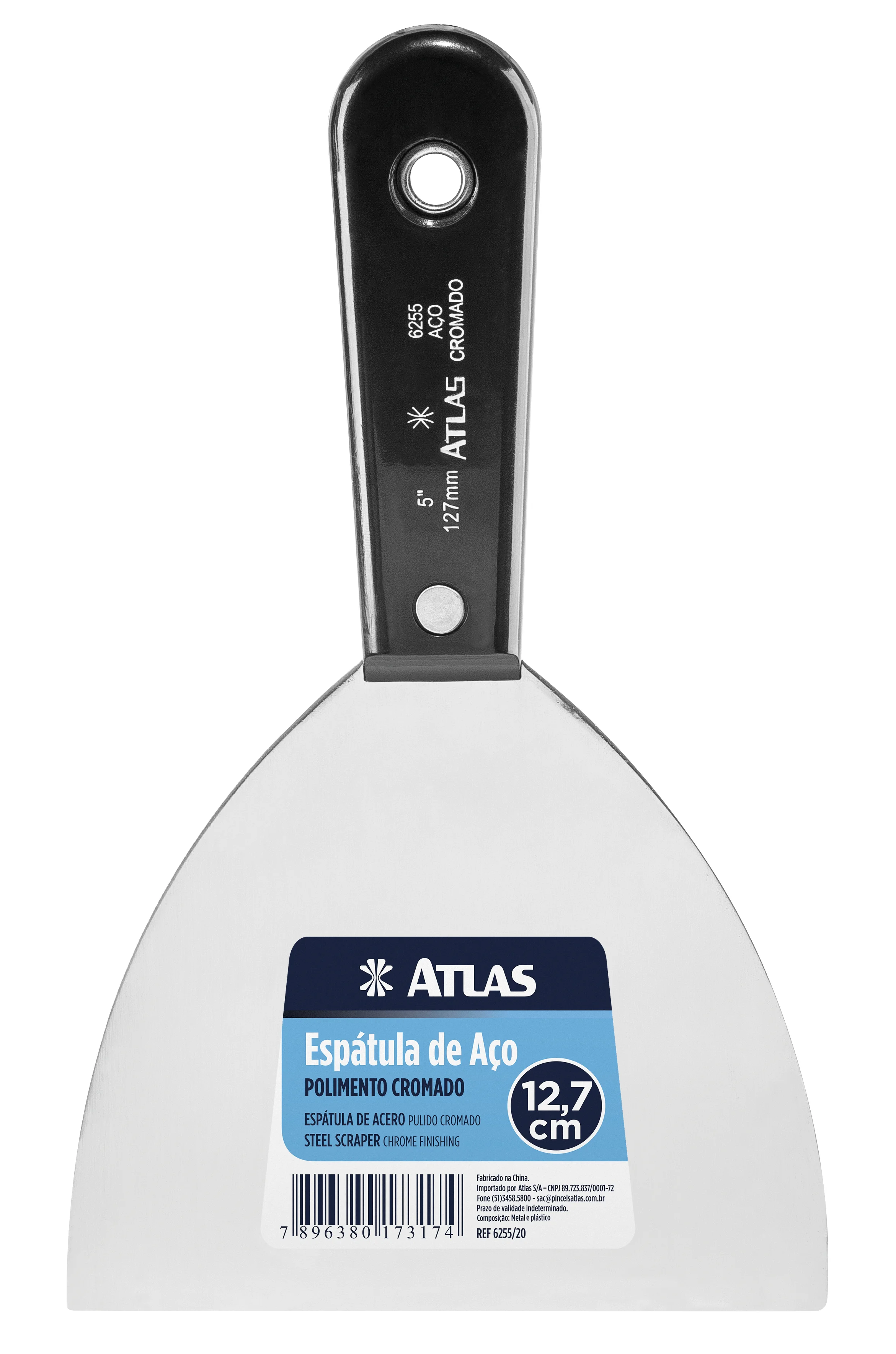 ESPATULA ACO CROMADO 12.7CM-6255/20 ATLAS