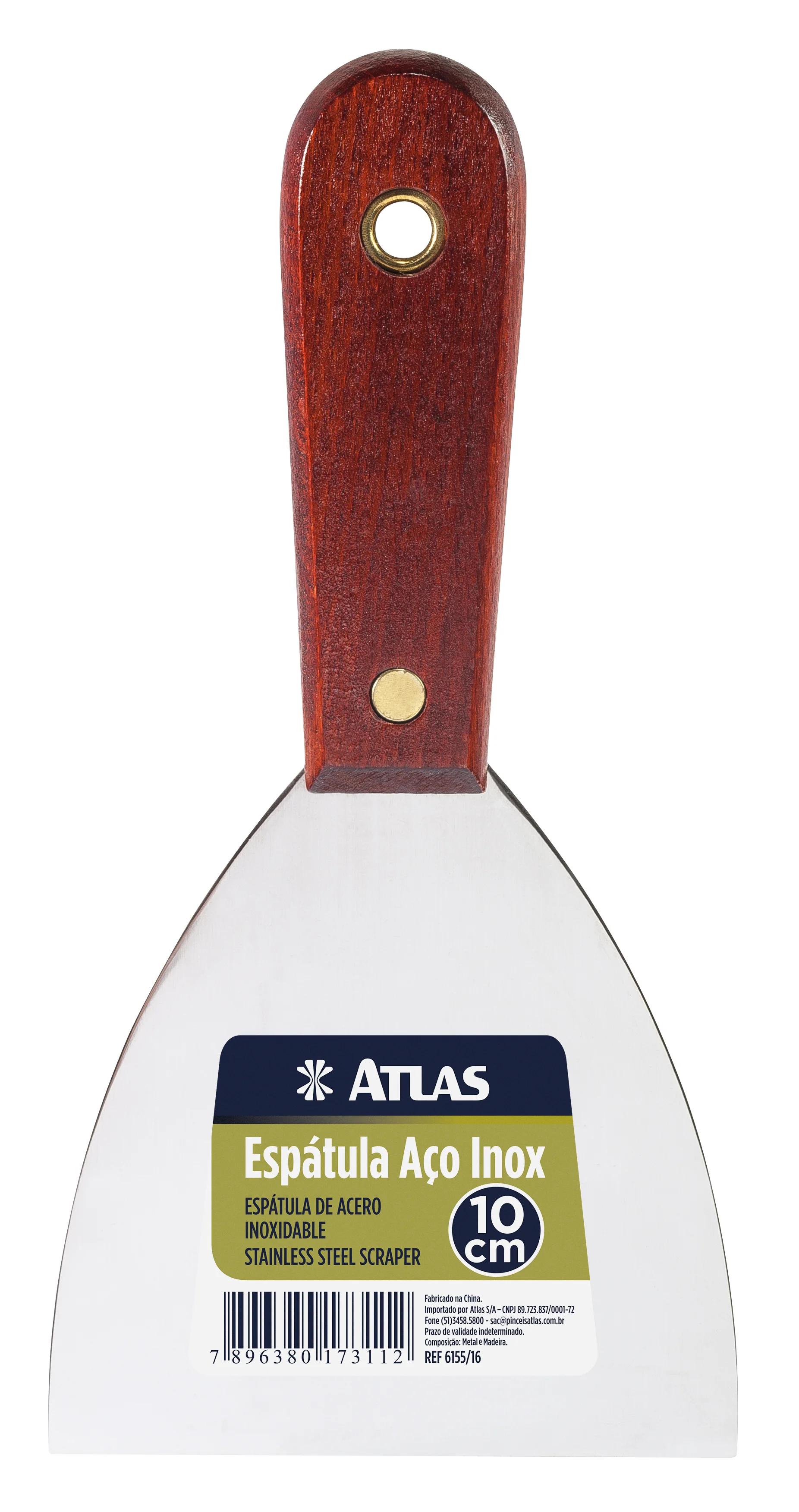 ESPATULA ACO INOX 10.20CM-6155/16 ATLAS
