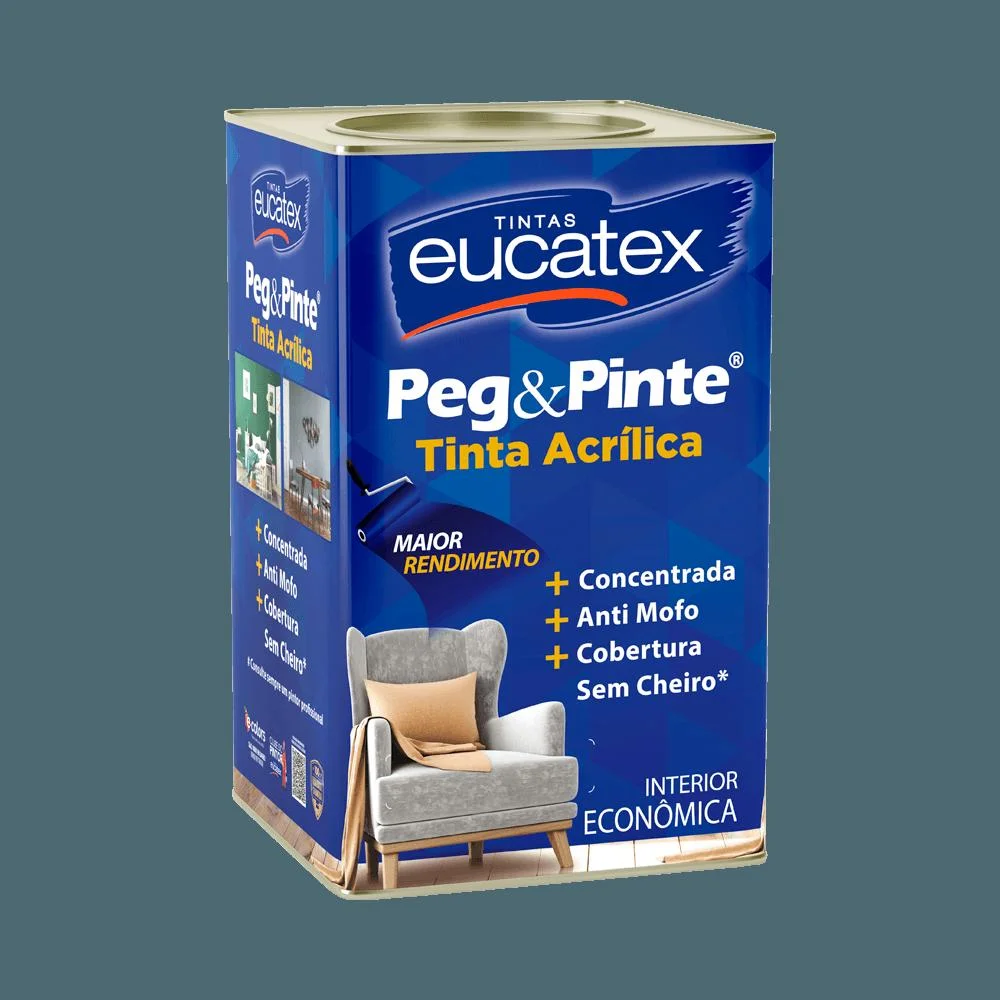 PEG & PINTE ACR 18L BRANCO N EUCATEX