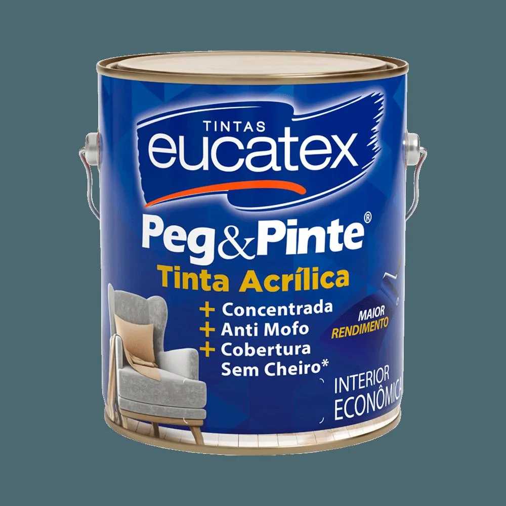 PEG & PINTE ACR 3,6L BRANCO NEVE EUCATEX