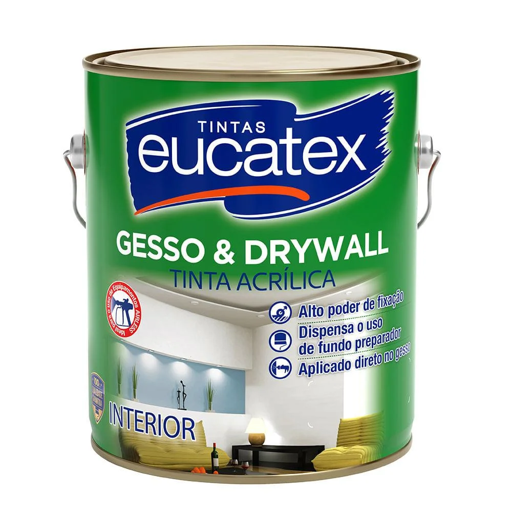 GESSO & DRYWALL 3,6L EUCATEX