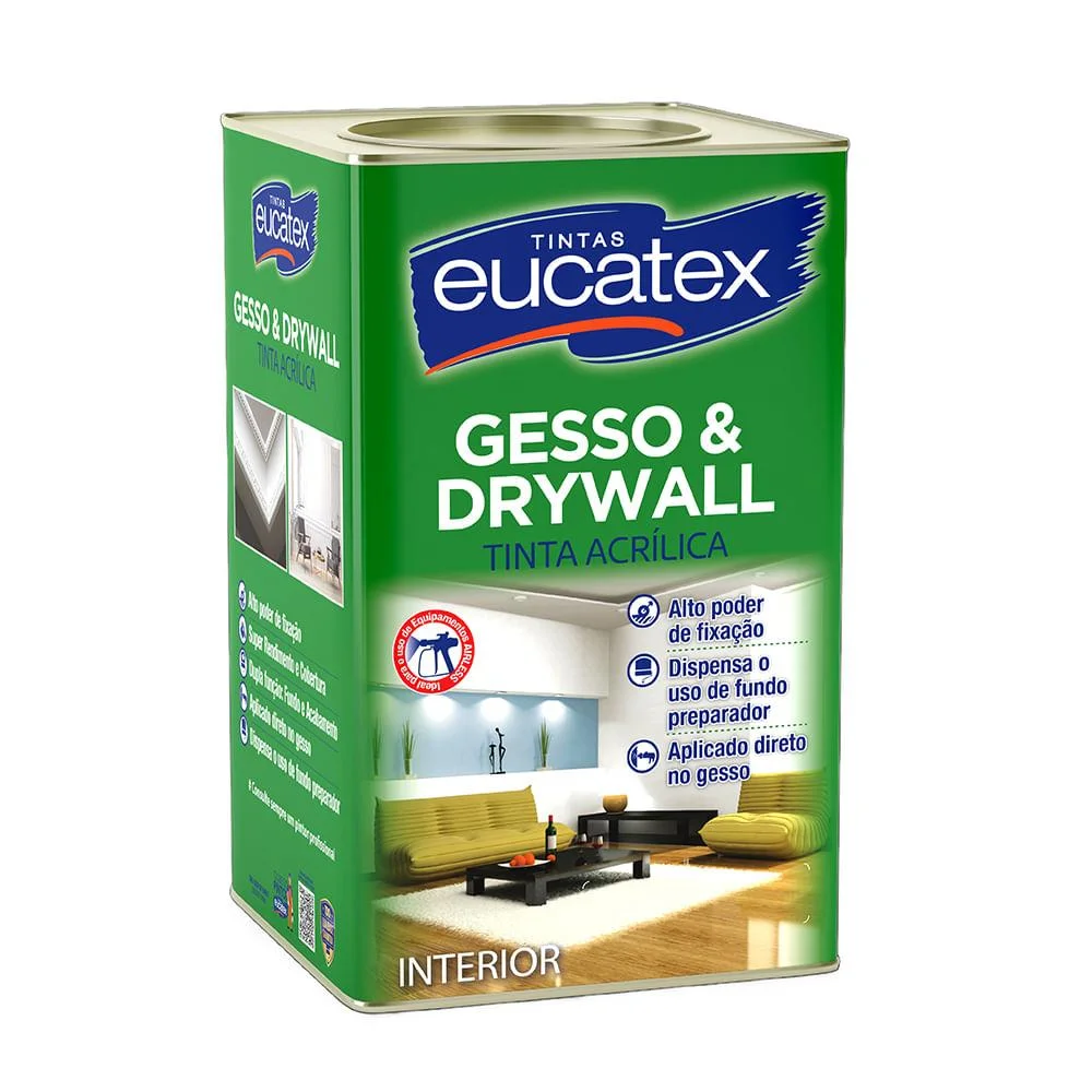 GESSO & DRYWALL 18L EUCATEX