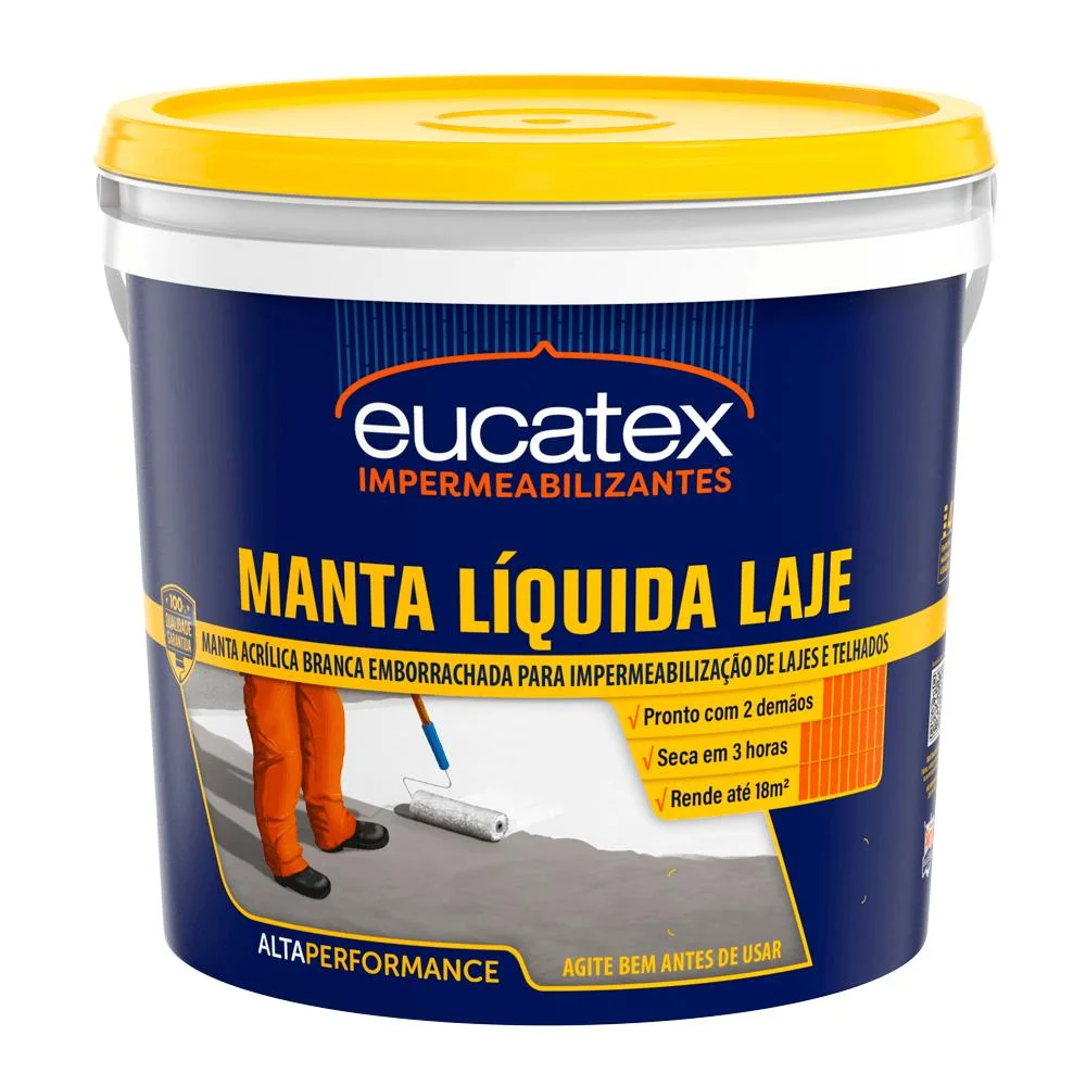 MANTA LIQUIDA BRANCO 18KG EUCATEX