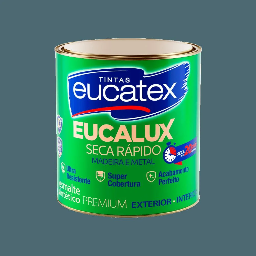 EUCALUX SEC RAP 0,9L PRETO FOSCO EUCATEX