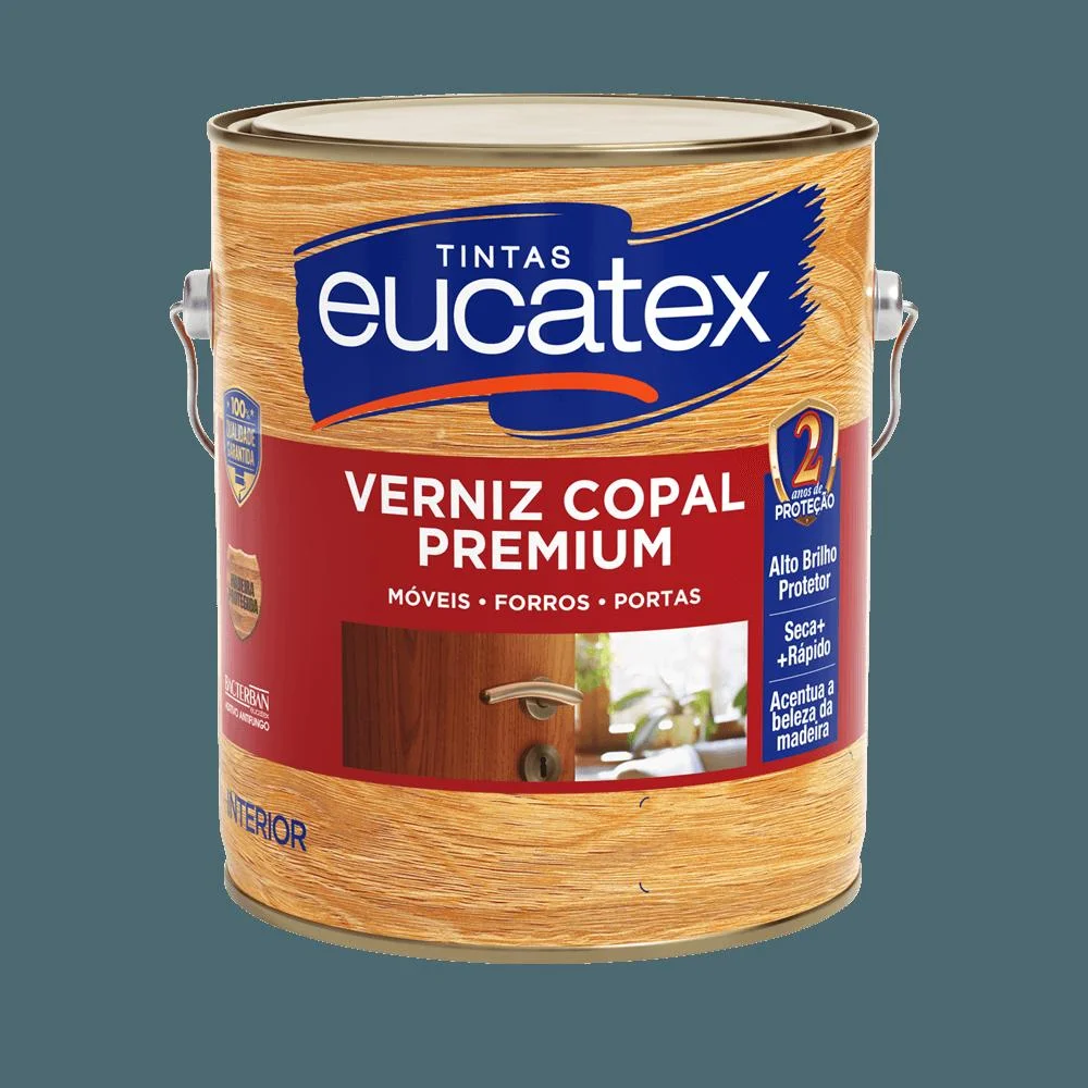 VERNIZ 3,6L COPAL INCOLOR EUCATEX