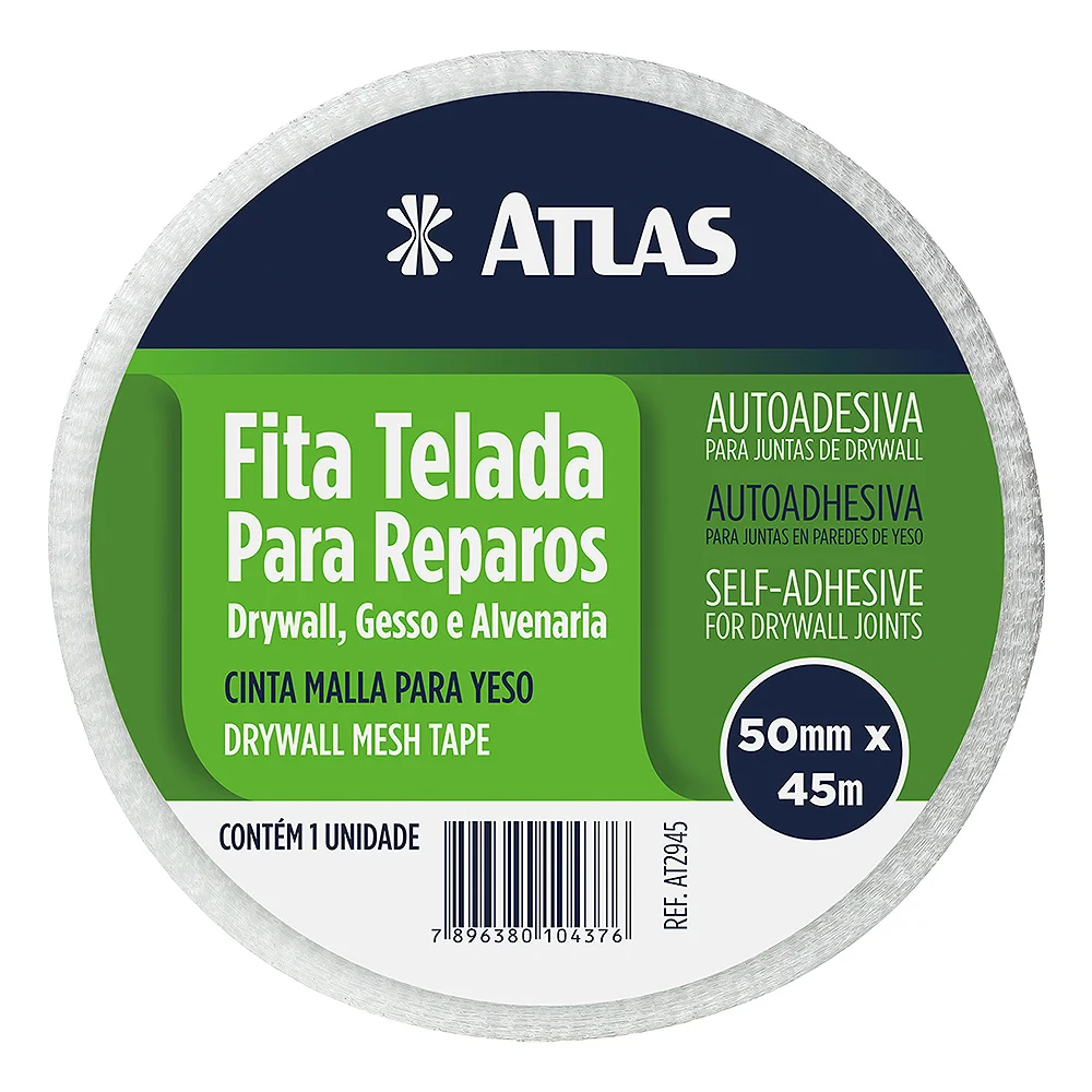 FITA TELADA PARA DRYWALL 45M AT2945 ATLAS