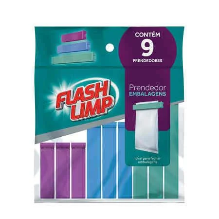 PRENDEDOR P/ EMBALAGENS LAV3796 FLASH LIMP