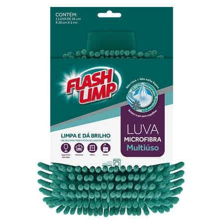 LUVA DE MICROFIBRA MULTIUSO FLP6681 FLASH LIMP