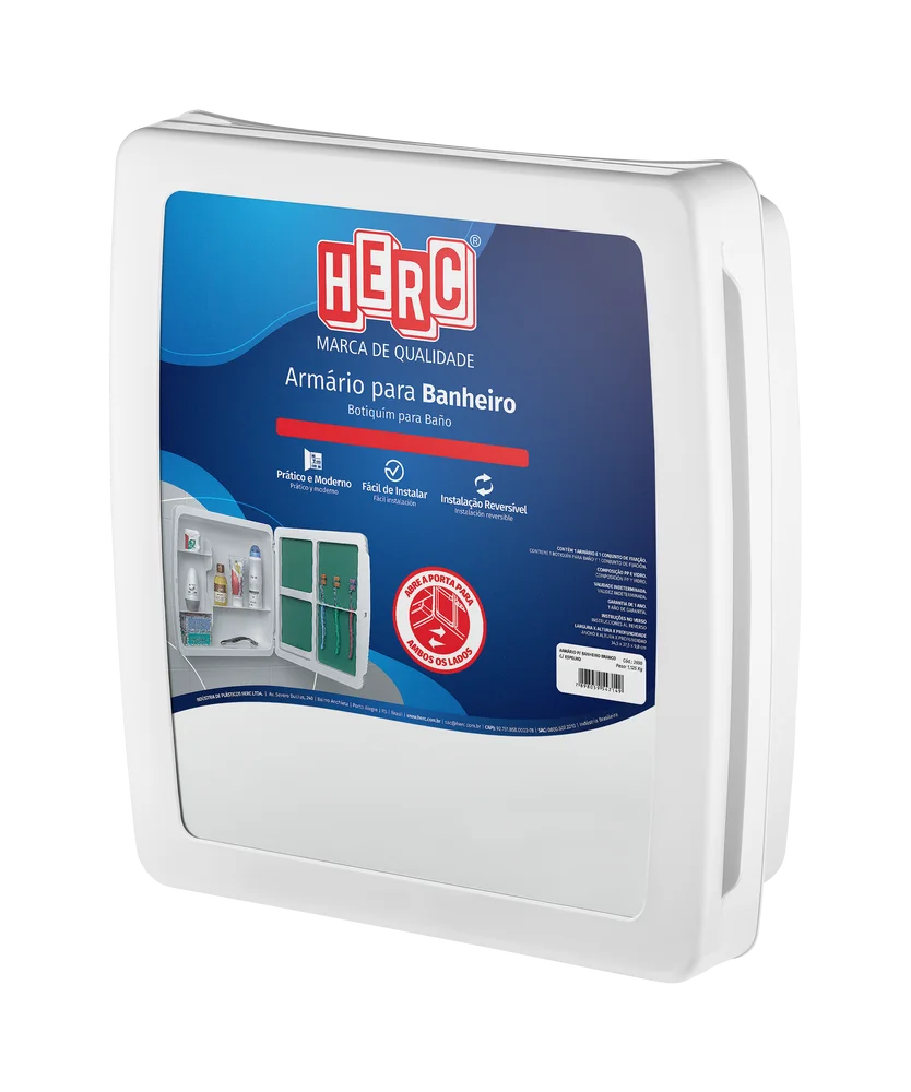 ARMARIO PLAST C/ESPELHO REF 2650 HERC
