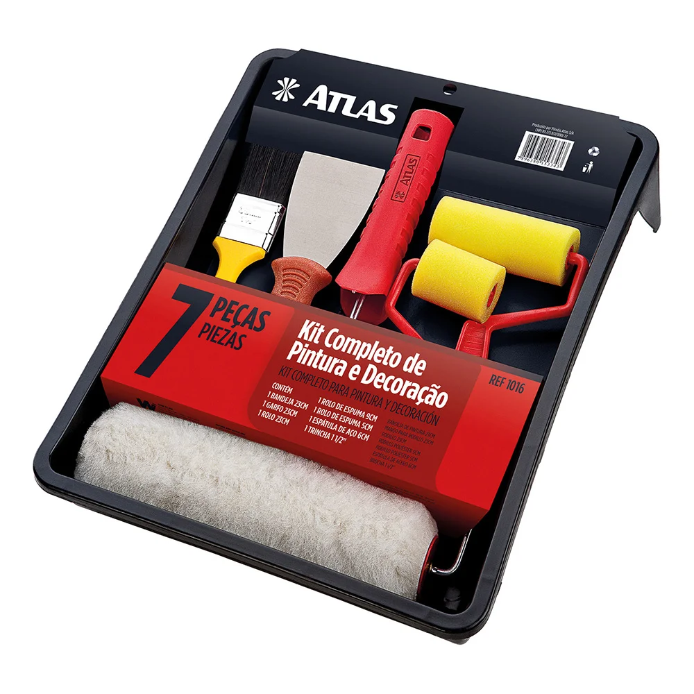KIT PINTURA 7 PCS REF 1016 ATLAS