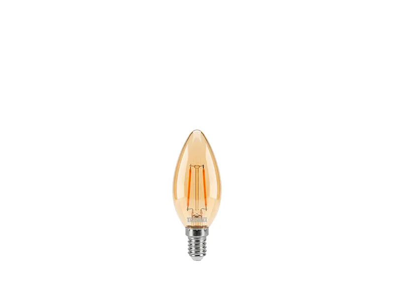 Lampada Led Vintage Vela 3W B35 Ambar Taschibra