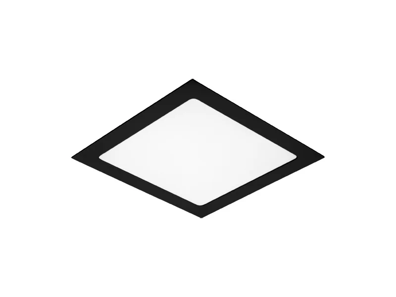 Painel Led Emb Quad 18w Lys Preto 6500k Taschibra