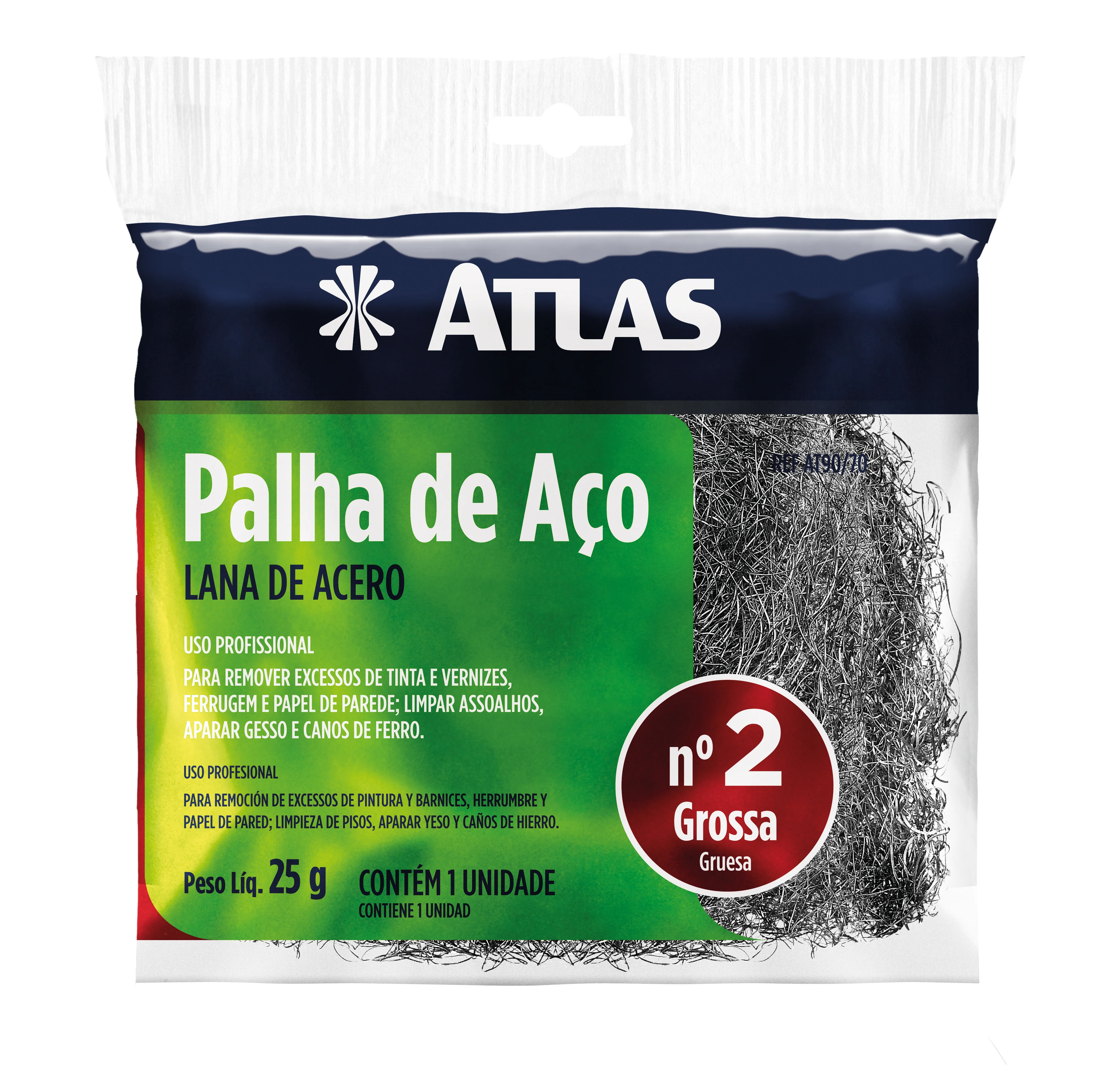 PALHA DE ACO Nº 2 AT90/70 ATLAS