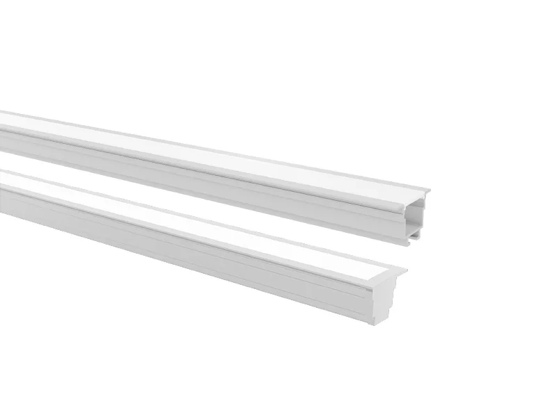 Perfil Led Embutir Vertex 25x17 Branco Taschibra