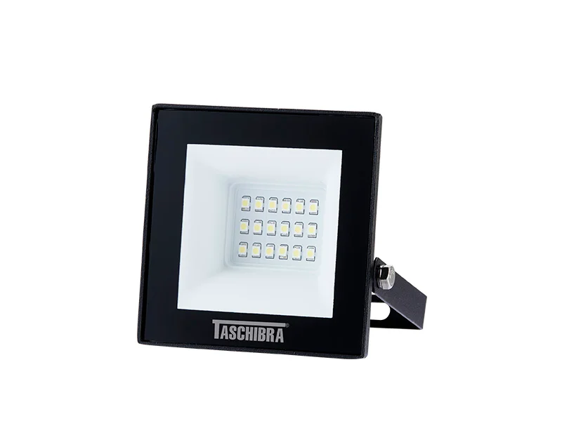 Refletor Led 20w 6500k Preto Taschibra