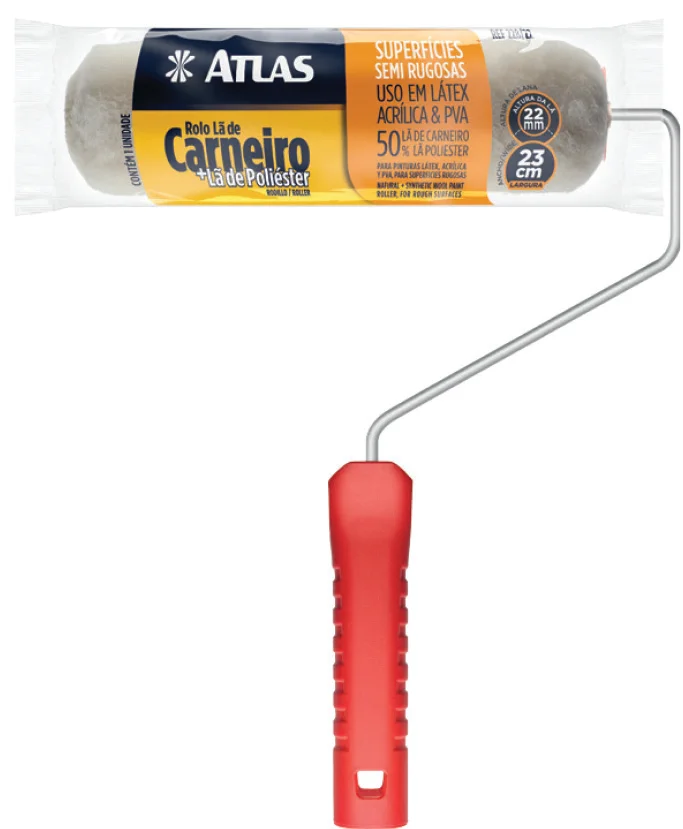 ROLO LA 23CM MISTA C/GARFO REF 2228 SR ATLAS