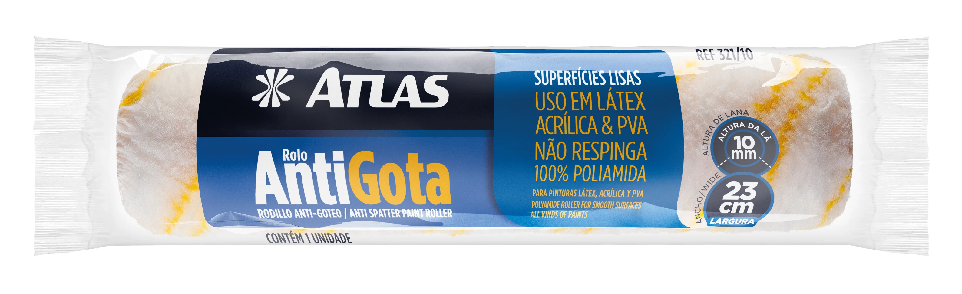 ROLO LA ANTI-GOTA 23CM REF 321/10 ATLAS