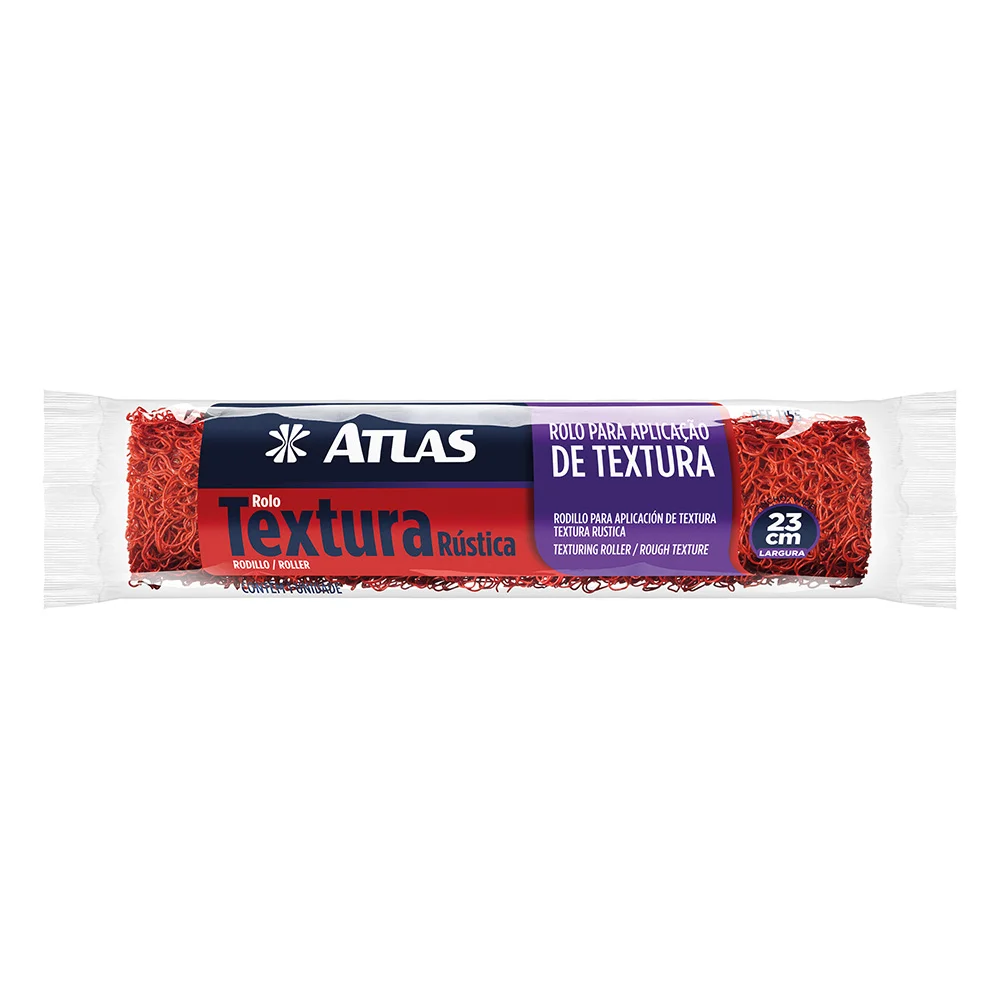 ROLO TEXTURA RUSTICA 23CM REF 1155 ATLAS